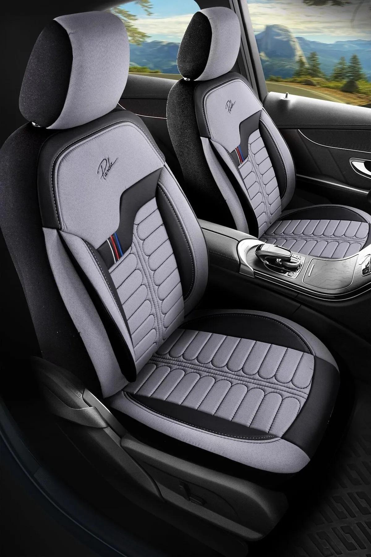 PANDA LONDRA SERİSİ İNGİLİZ JAKAR KUMAŞ  OTO KOLTUK KILIFI - TAM SET